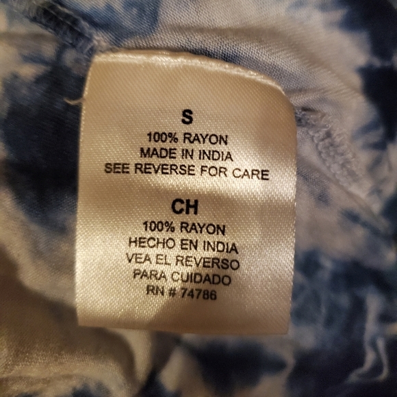 Patrons of Peace Women's Tye-Dye Boho Crop Top - Picture 6 of 6